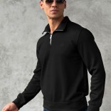 Утеплённая кофта Loro Piana zip-neck - Black