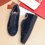 Зимние кроссовки с мехом Loro Piana