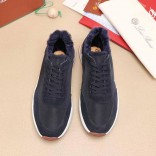 Кроссовки с мехом Loro Piana Week End Walk Evo