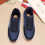 Кроссовки с мехом Loro Piana Week End Walk Evo