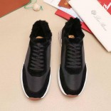 Кроссовки с мехом Loro Piana Week End Walk Evo