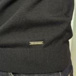 Чёрный джемпер Loro Piana Zip Neck