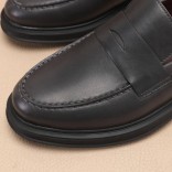 Кожаные лоферы Loro Piana Travis - Grey