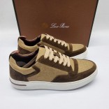 Комбинированные кроссовки Loro Piana Newport - Brown Комбинированные кроссовки Loro Piana Newport - Brown