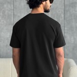 Мужская чёрная футболка Loro Piana