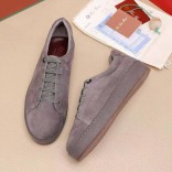 Мужские замшевые кроссовки Loro Piana