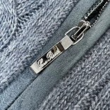 Кашемировый свитер Loro Piana Premium zip-neck - Grey