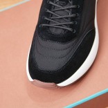 Замшевые кроссовки Loro Piana Week End Walk - Black