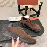 Мужские кроссовки Loro Piana Week End Walk - Brown