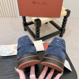 Мужские кроссовки Loro Piana Week End Walk - Navy