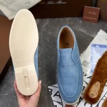 Мужские лоферы с меховой стелькой Loro Piana