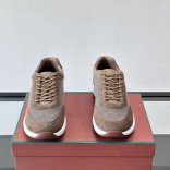 Мужские кроссовки Loro Piana Week End Walk - Brown