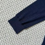 Поло с длинным рукавом Loro Piana Premium - Flower Hide Blue