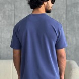 Мужской синий костюм Loro Piana