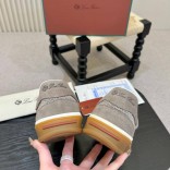 Мужские кроссовки Loro Piana Tennis Walk - Beige