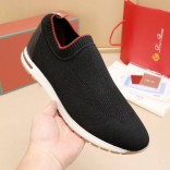 Мужские текстильные кроссовки Loro Piana Lp Flexy Active - Navy