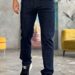 Джинсы тёмно-синего цвета Loro Piana regular fit