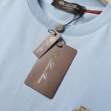 Мужская футболка Loro Piana Premium - Light Blue