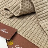 Кашемировый свитер Loro Piana Premium zip-neck - Beige