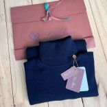 Мужская водолазка Loro Piana Premium - Black Blue