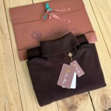 Мужская водолазка Loro Piana Premium - Coffee