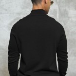 Мужская кофта Loro Piana zip neck - Black