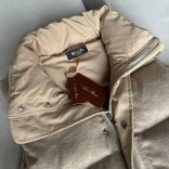 Женская бежевая жилетка Loro Piana premium