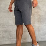 Мужские шорты Loro Piana серого цвета