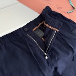 Льняные шорты Loro Piana Premium - Navy