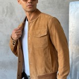 Мужская бежевая куртка Loro Piana Premium