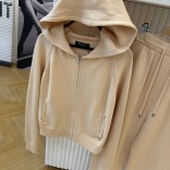 Женский бежевый костюм Loro Piana Premium