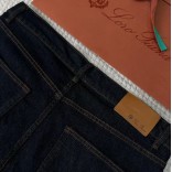 Мужские тёмно-синие джинсы Loro Piana Premium