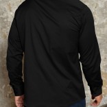 Мужская рубашка Loro Piana чёрного цвета