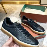 Мужские кожаные кроссовки Loro Piana Tennis Walk