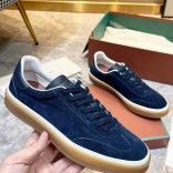Мужские замшевые кроссовки Loro Piana Tennis Walk
