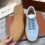 Мужские замшевые кроссовки Loro Piana Tennis Walk