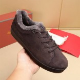 Зимние кроссовки с мехом Loro Piana