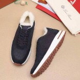 Кроссовки с мехом Loro Piana Week End Walk Evo