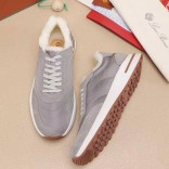 Кроссовки с мехом Loro Piana Week End Walk Evo