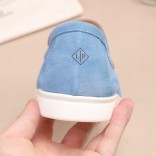 Мужские замшевые лоферы Loro Piana Summer Walk