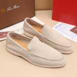 Мужские лоферы Loro Piana Summer Walk - Beige