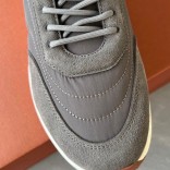 Замшевые кроссовки Loro Piana Week End Walk - Grey Замшевые кроссовки Loro Piana Week End Walk - Grey