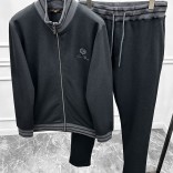 Спортивный костюм Loro Piana logo-embroidered - Black