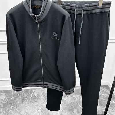 Спортивный костюм Loro Piana logo-embroidered - Black