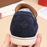 Мужские лоферы Loro Piana Summer Walk - Blue