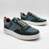 Комбинированные кроссовки Loro Piana Newport - Green