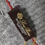 Кашемировый свитер Loro Piana Premium zip-neck - Dark Grey