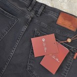 Мужские джинсы Loro Piana чёрного цвета