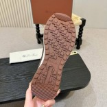 Мужские кроссовки Loro Piana Week End Walk - Brown