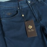 Мужские джинсы тёмно-синего цвета Loro Piana straight fit